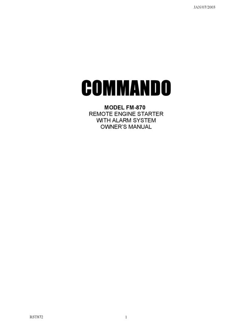 Commando FM-870 User manual
