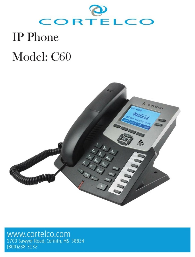 Cortelco C60 User manual