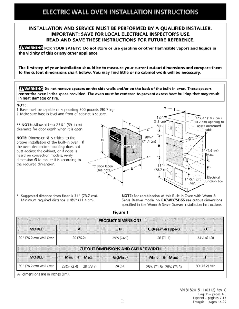 Electrolux ICON E30WD75DSS User manual