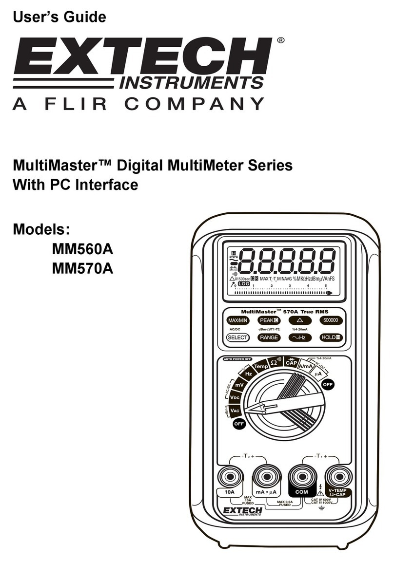 Extech Instruments MultiMaster MM560A User manual