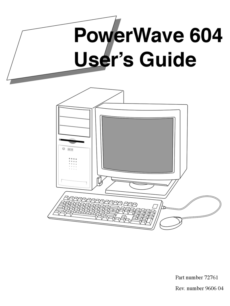 Power Computing PowerWave 604 User manual