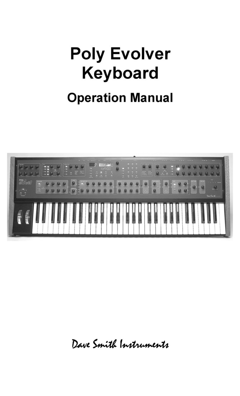 Dave Smith Instruments Evolver User manual