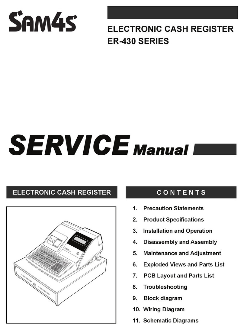 Sam4s ER-430 SERIES User manual