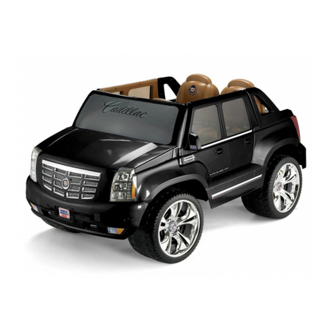 Power Wheels CADILLAC ESCALADE CUSTOM EDITION N8417 User manual