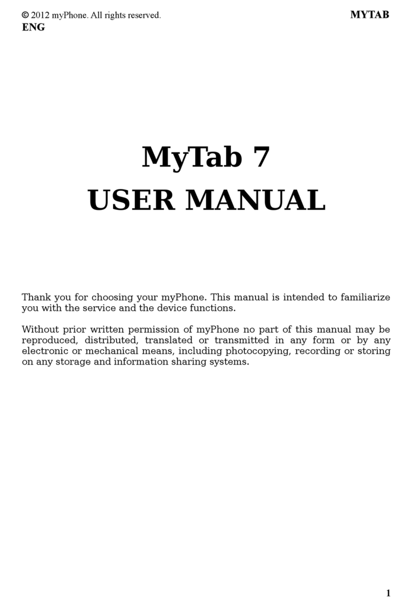 myPhone MyTab 7 User manual