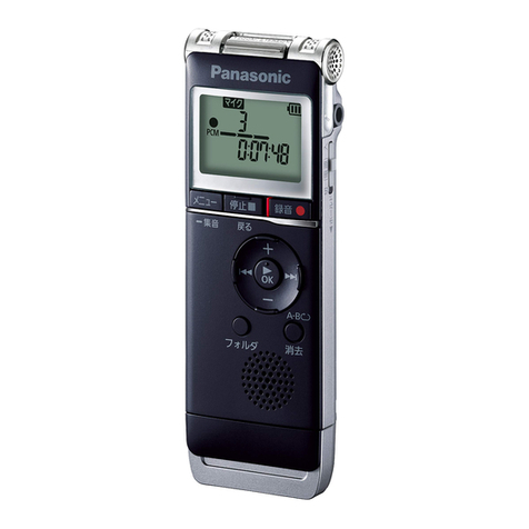 Panasonic RR-XS350 User manual