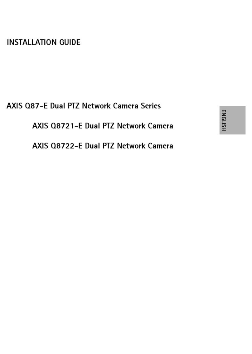 Axis AXIS Q8721-E User manual