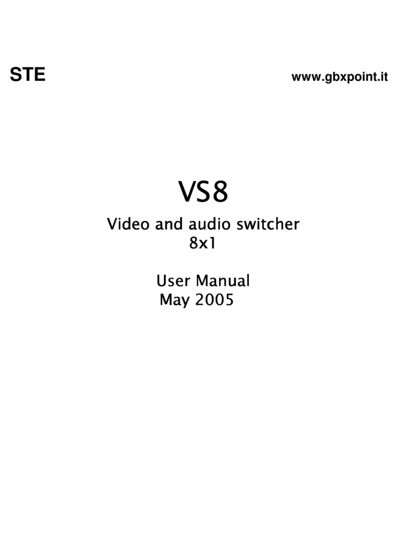 STE VS8 User manual