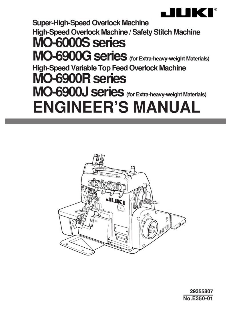 JUKI MO-6900J Series Quick start guide