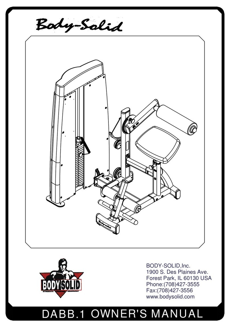 Body Solid DABB.1 User manual