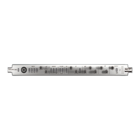 Solid State Logic XLogic Alpha Channel Manual