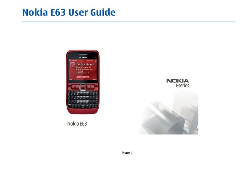 Nokia E63 User manual