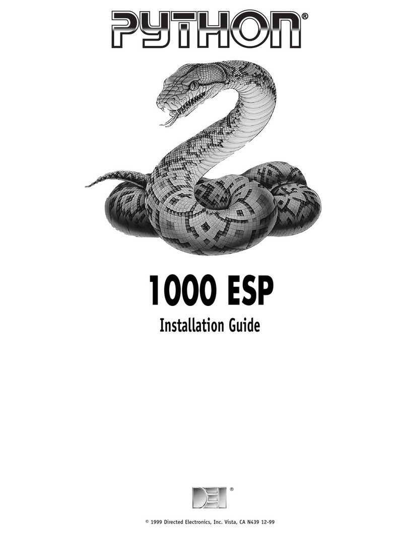 Python 1000 ESP User manual