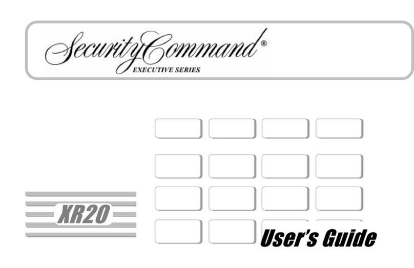 Security Command XR20 Executive Series User manual