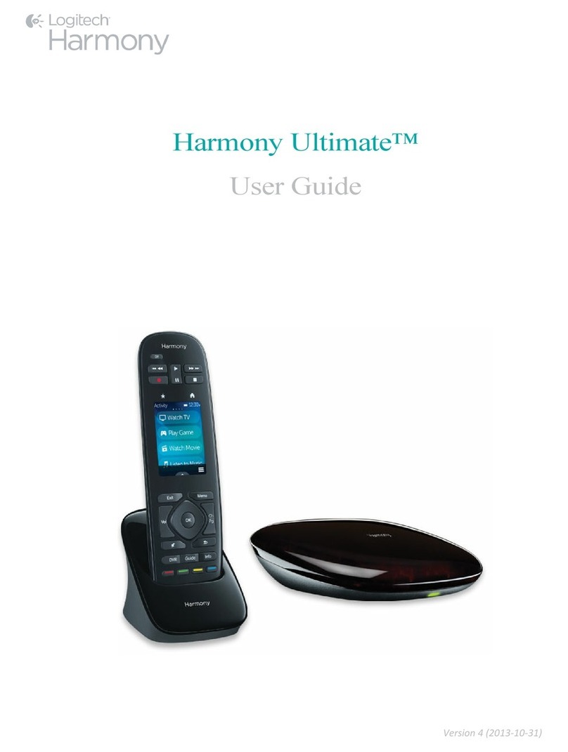 Logitech Ultimate Control User manual