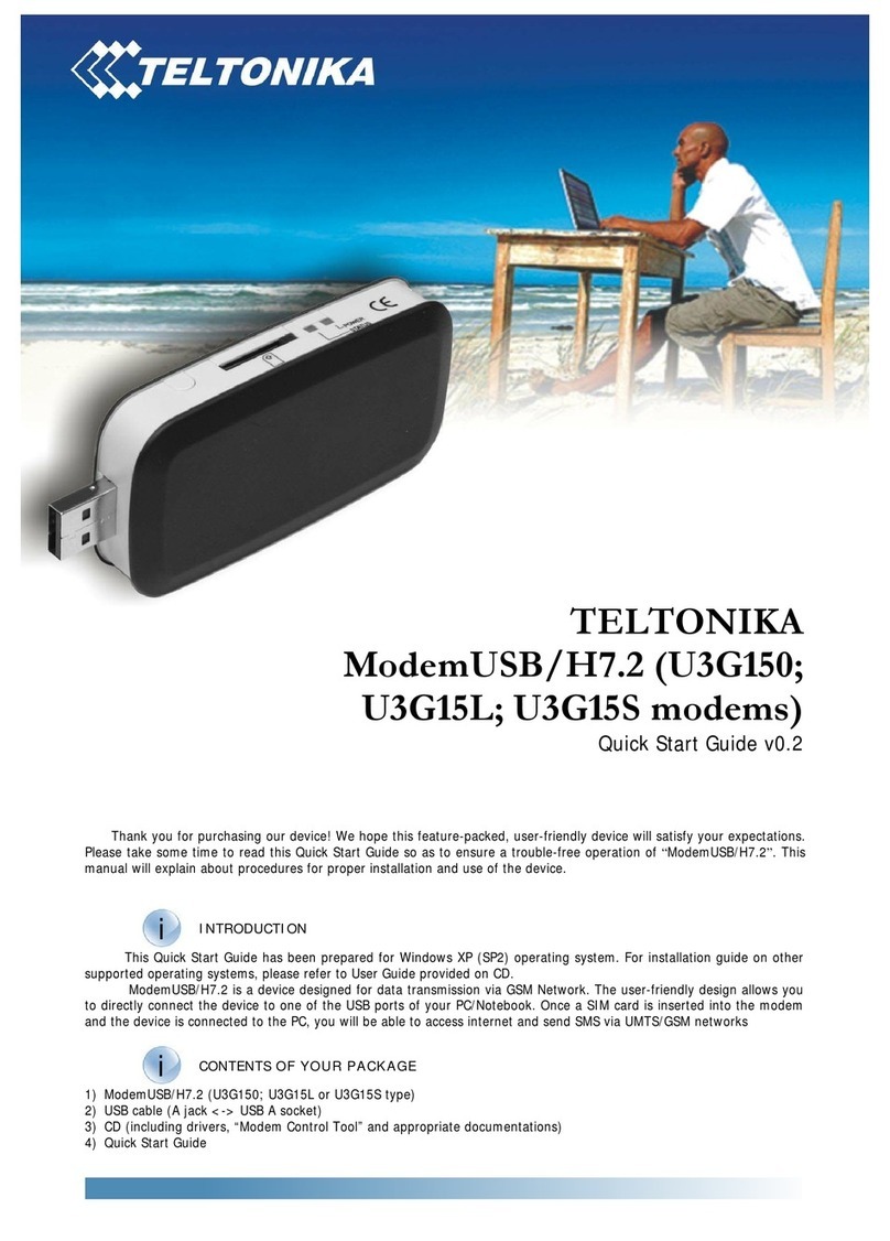 Teltonika U3G150 User manual