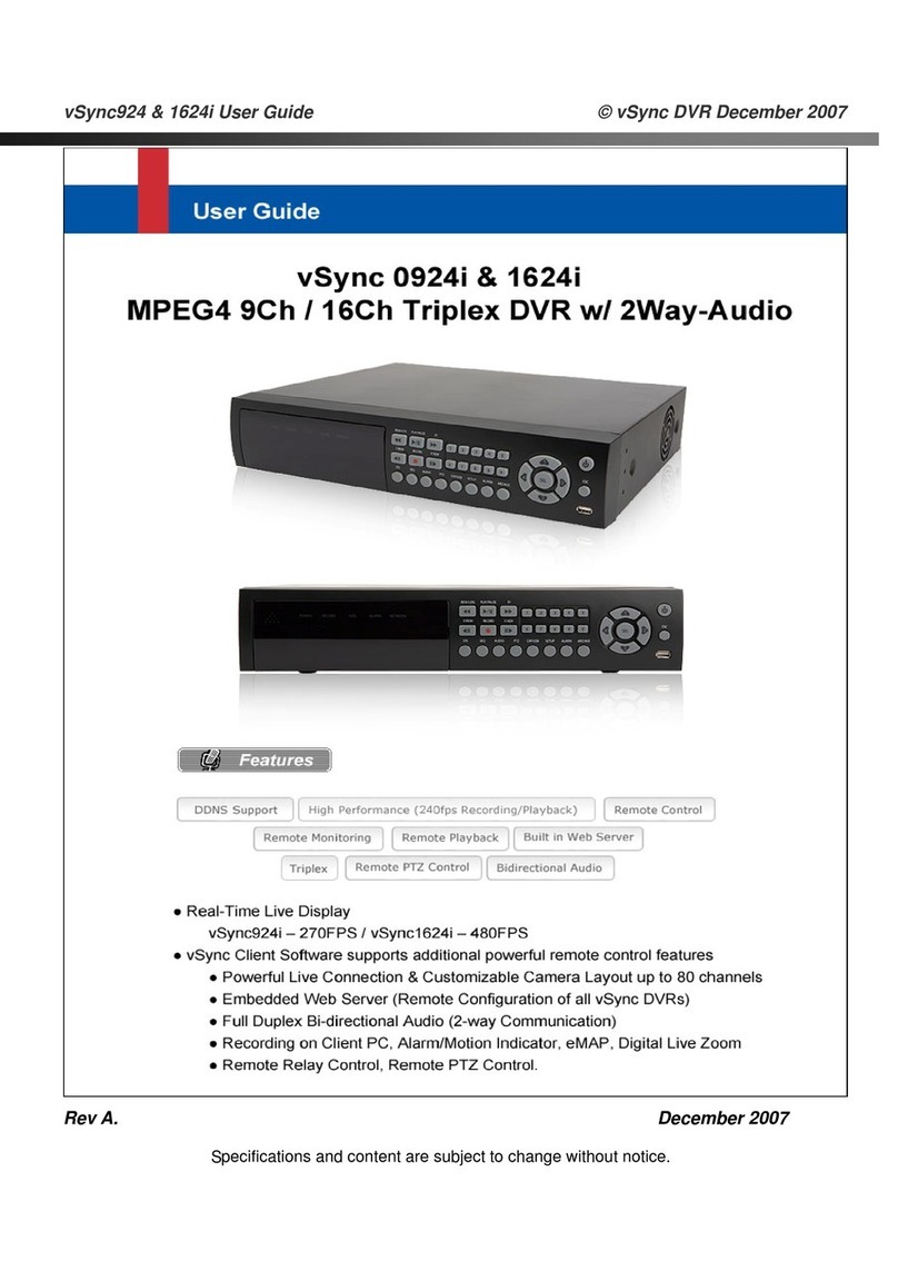 vSync 924 User manual