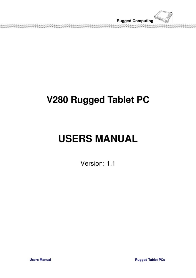 Rugged Computing V280 User manual