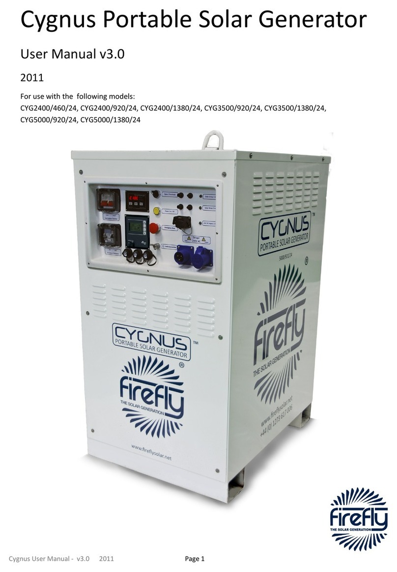 Firefly Cygnus CYG2400/460/24 user manual