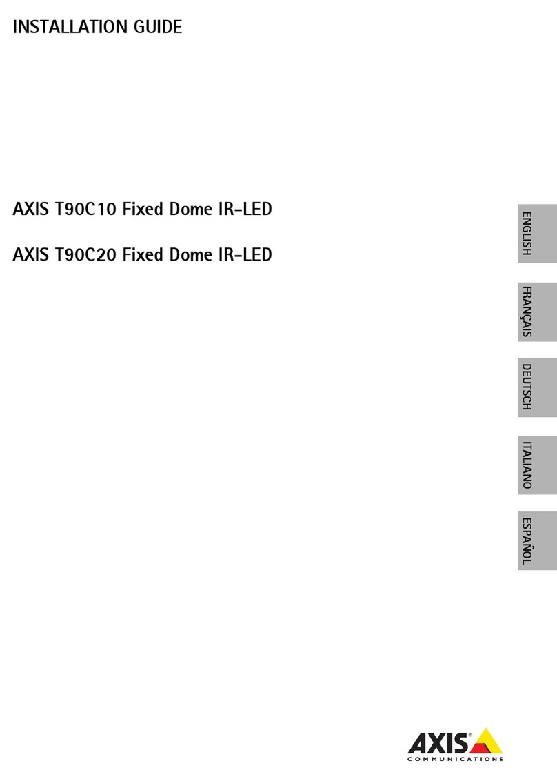 Axis T90C10 User manual