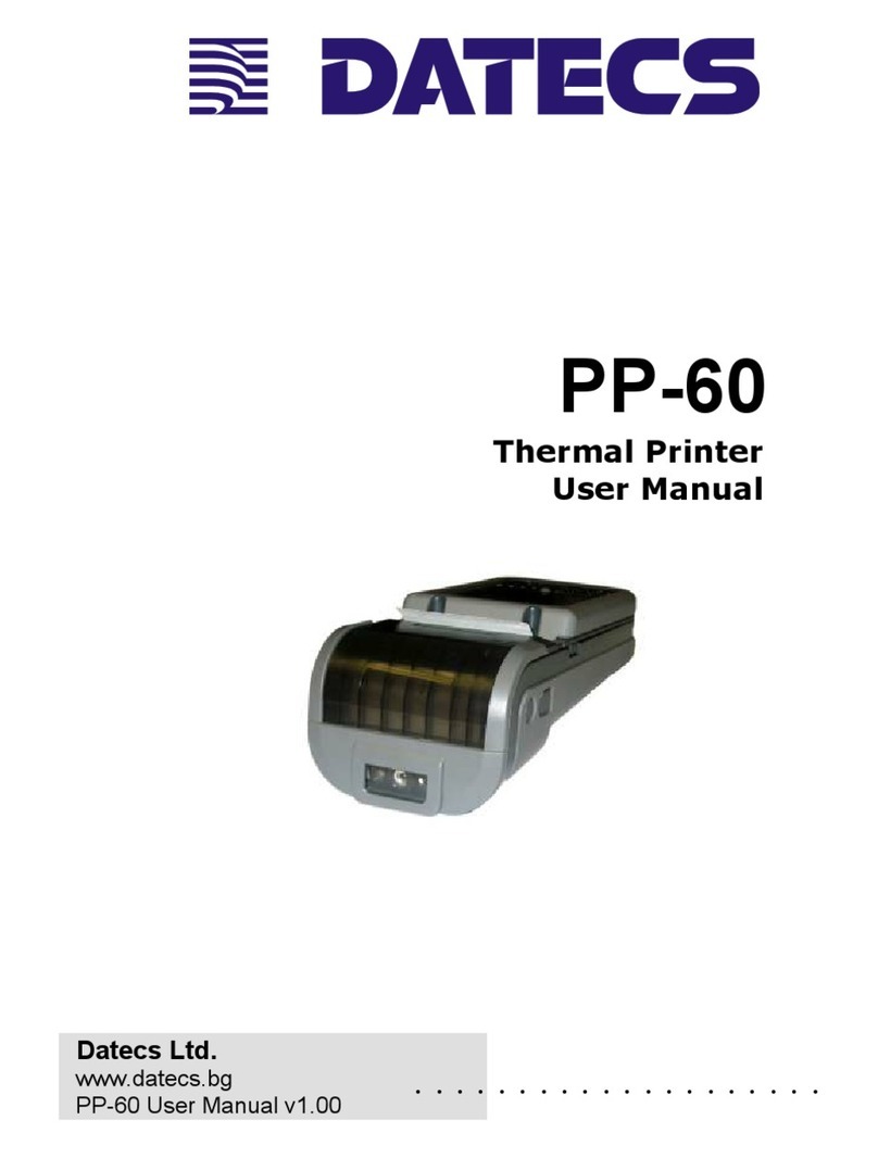 Datecs PP-60 User manual