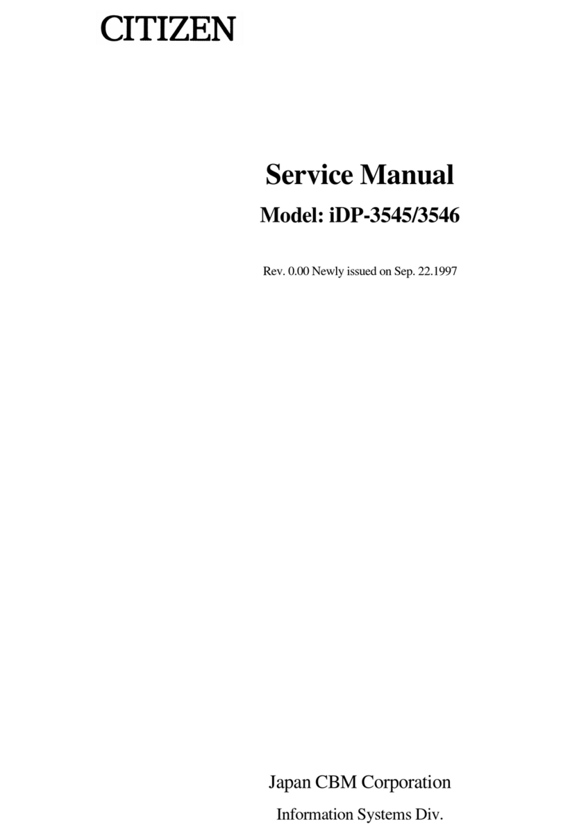 Citizen iDP-3545 Series User manual