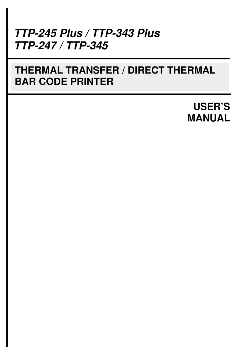 TSC TTP-245 Plus User manual