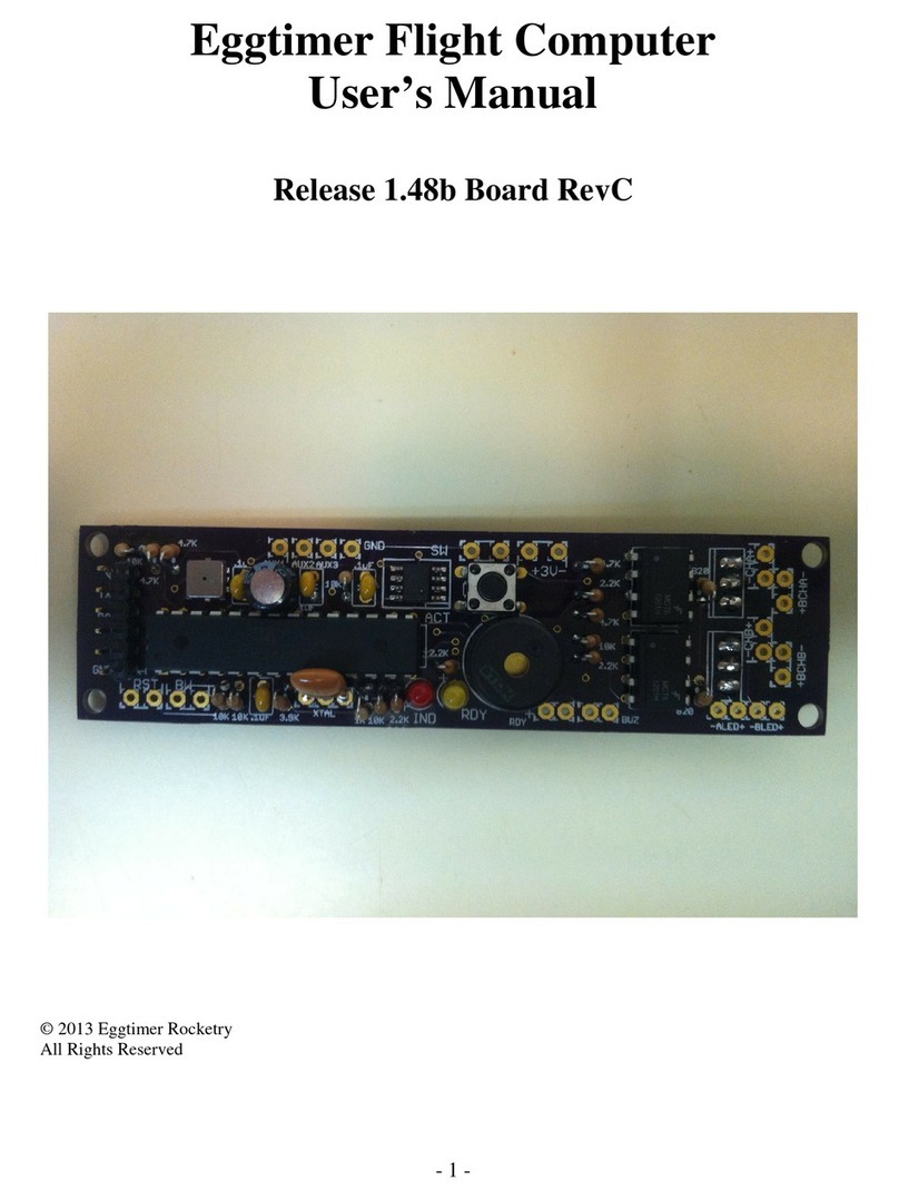 Eggtimer Rocketry Eggtimer User manual