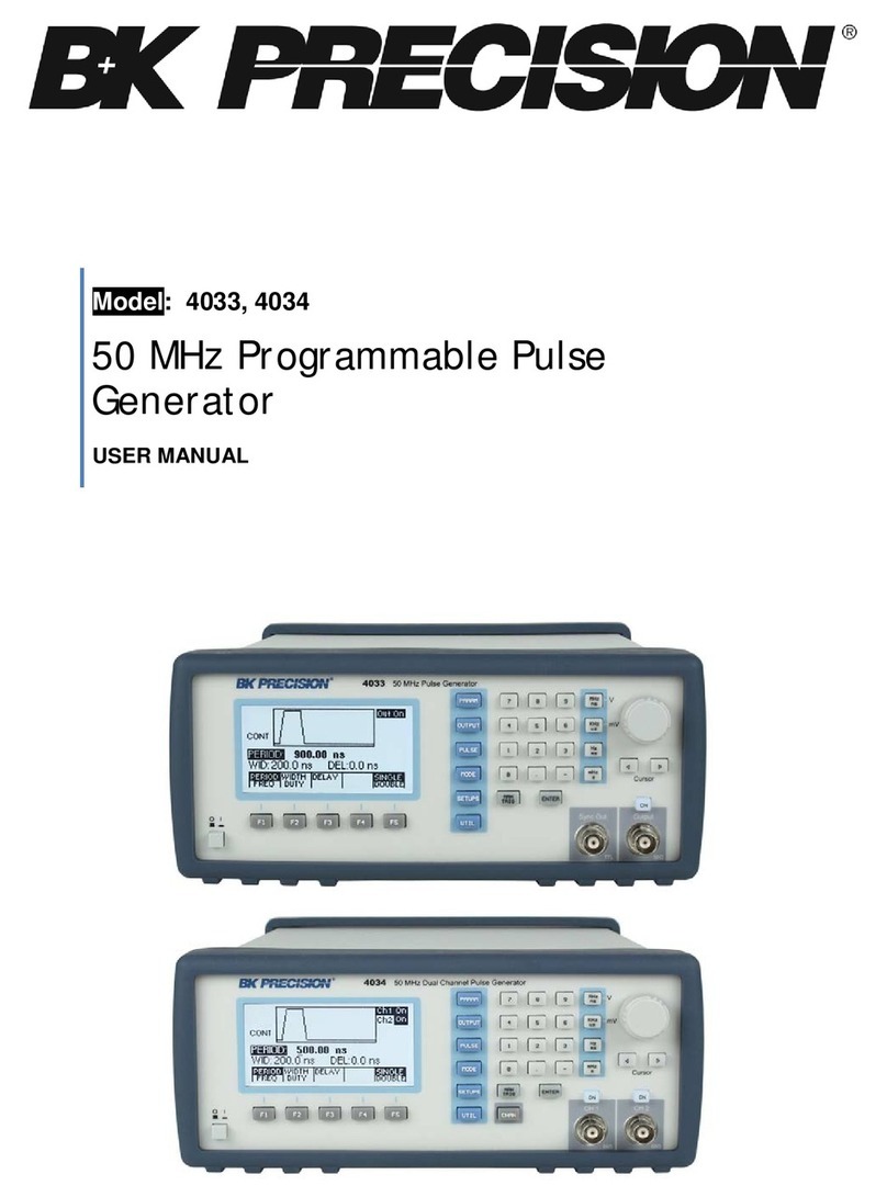 B+K precision 4033 User manual