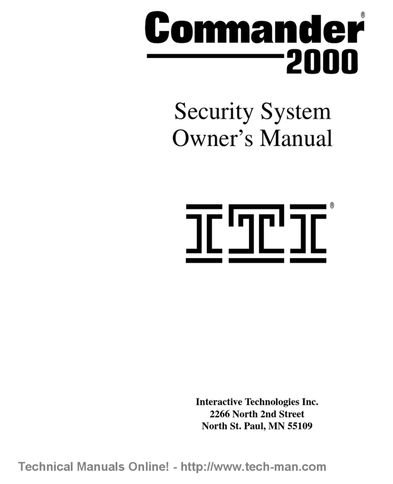 Interactive Technologies Commander 2000 User manual Interactive Technologies Commander 2000 User manual
