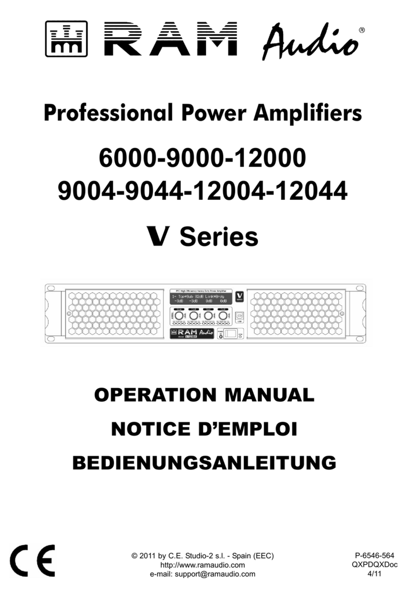 RAM 6000V User manual RAM 6000V User manual