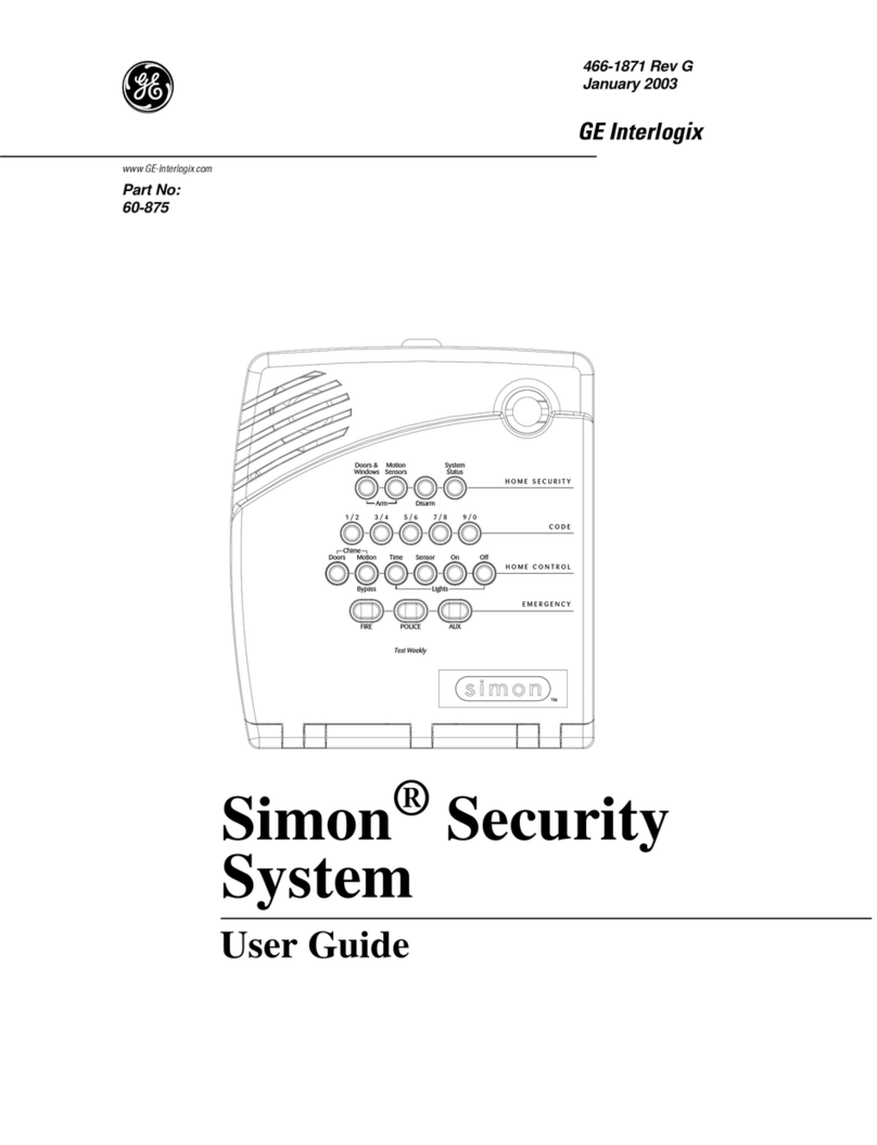 GE Interlogix Simon User manual