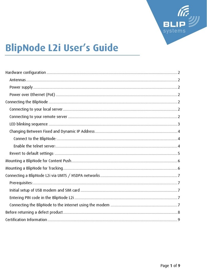 BLIP Node L2i User manual