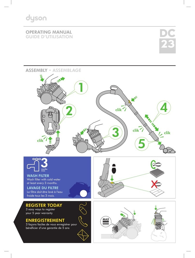 Dyson DC23 Turbinehead User manual