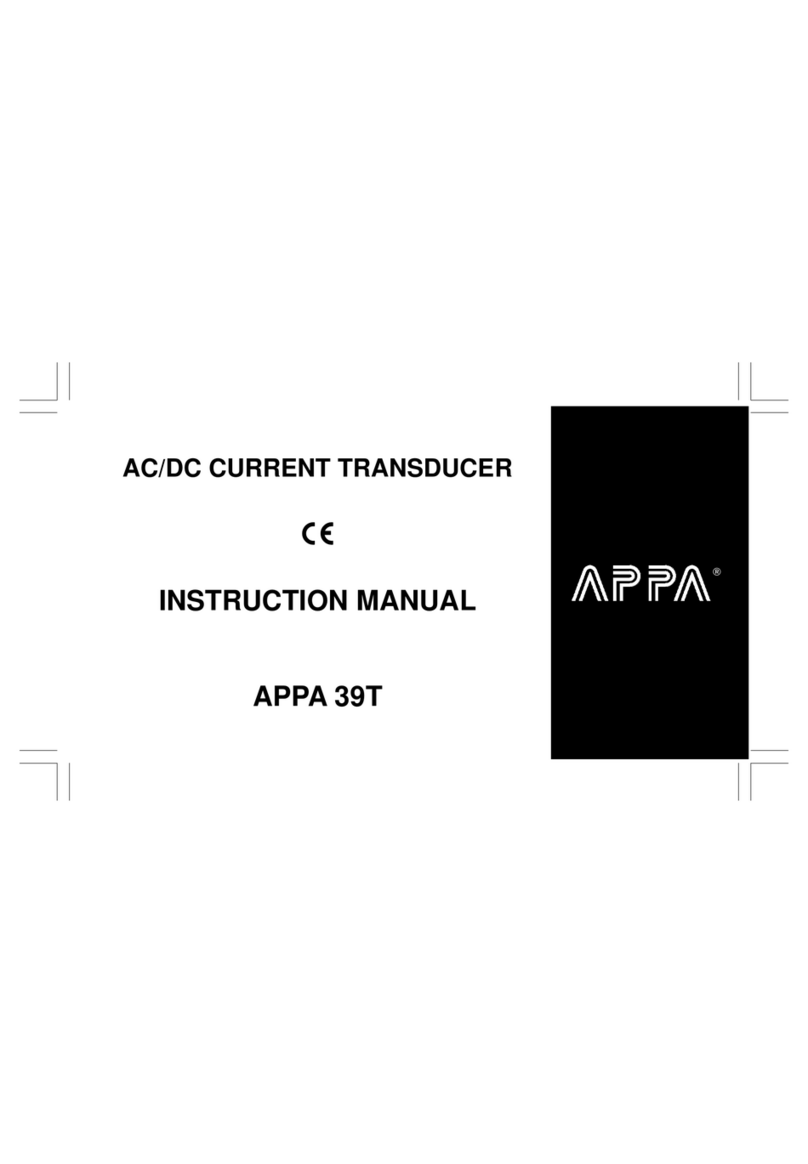 APPA 39T User manual