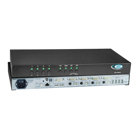 Network Technologies SPLITMUX-DVI-4 User manual