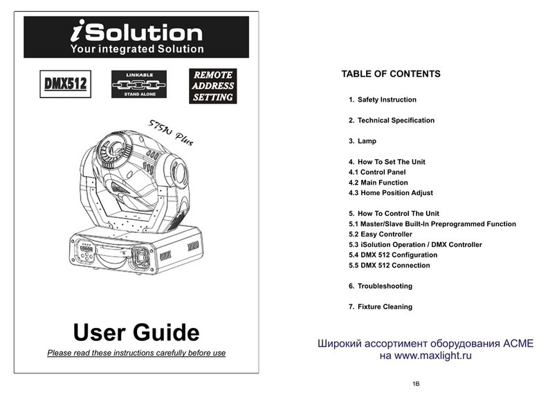 ACME iSolution User manual ACME iSolution User manual