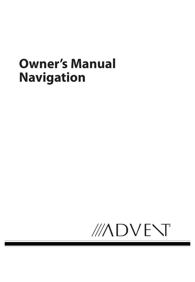 Advent Navigation User manual