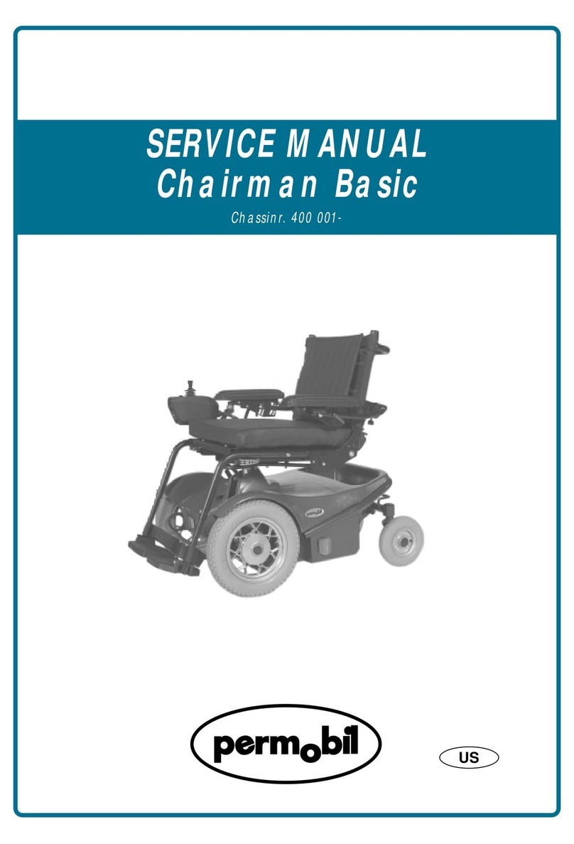 Permobil Chairman Basic User manual