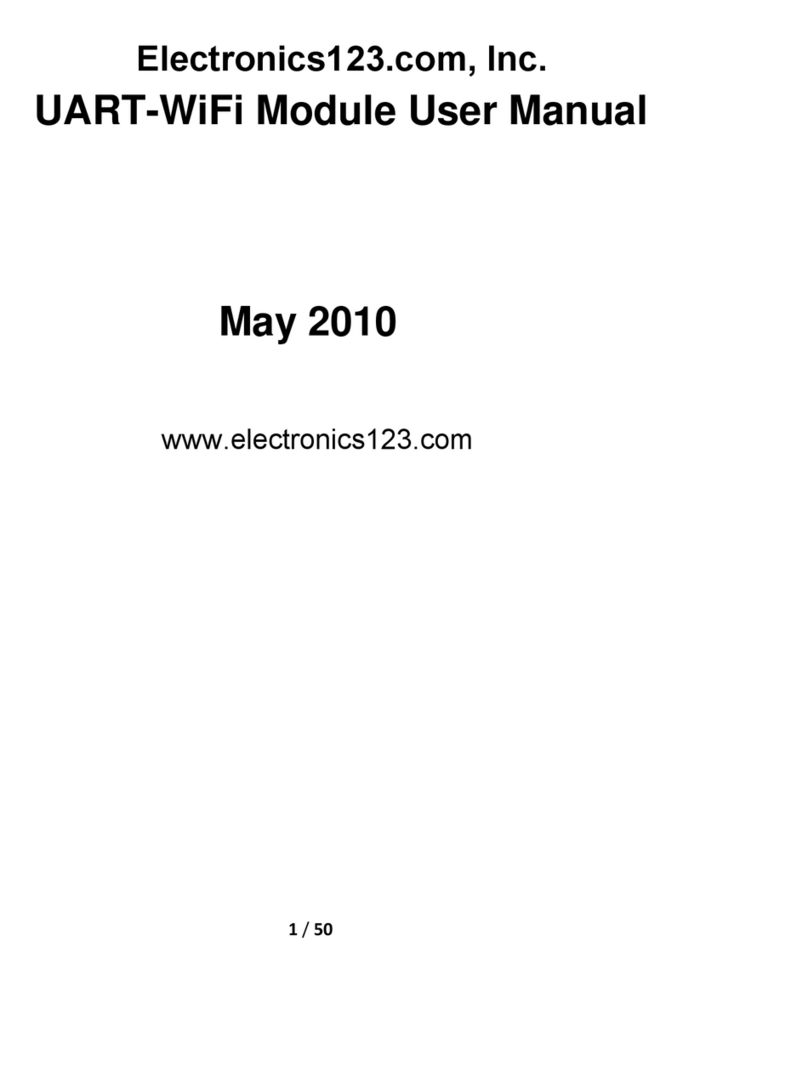 Electronics123 UART2WF User manual