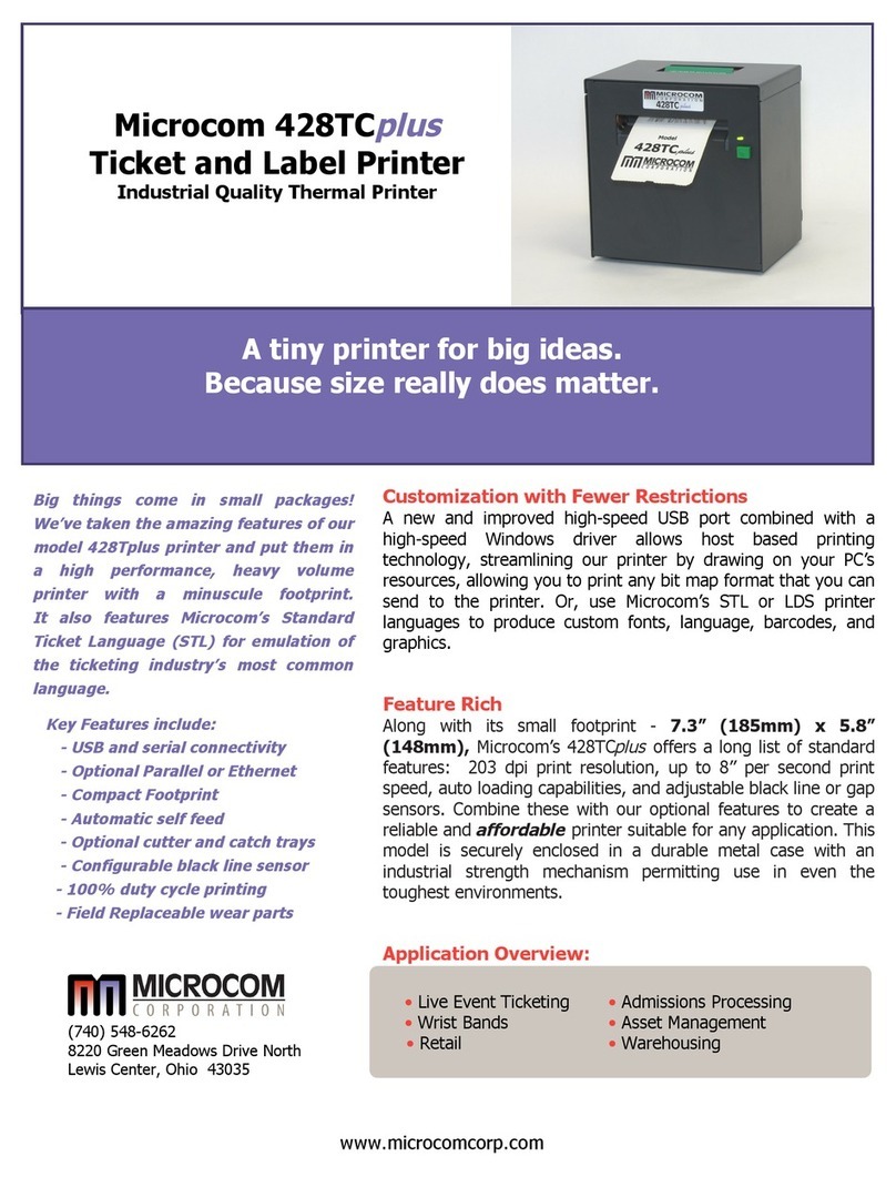 Microcom 428TC plus User manual