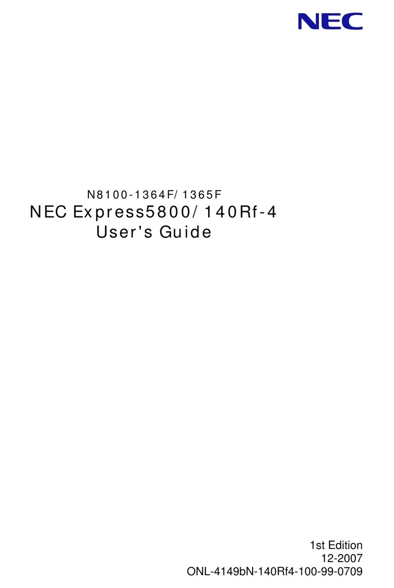 NEC Express5800/140Rf-4 User manual