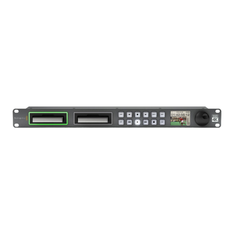 Blackmagicdesign HyperDeck Shuttle User manual