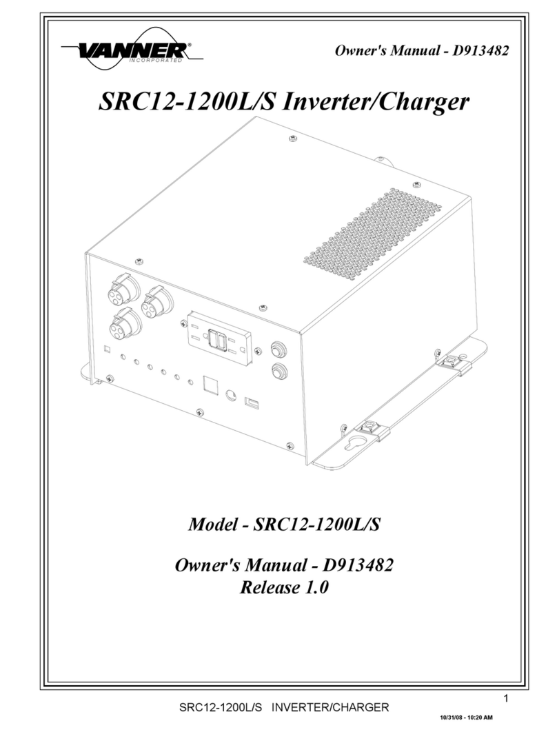 Vanner SRC12-1200L User manual
