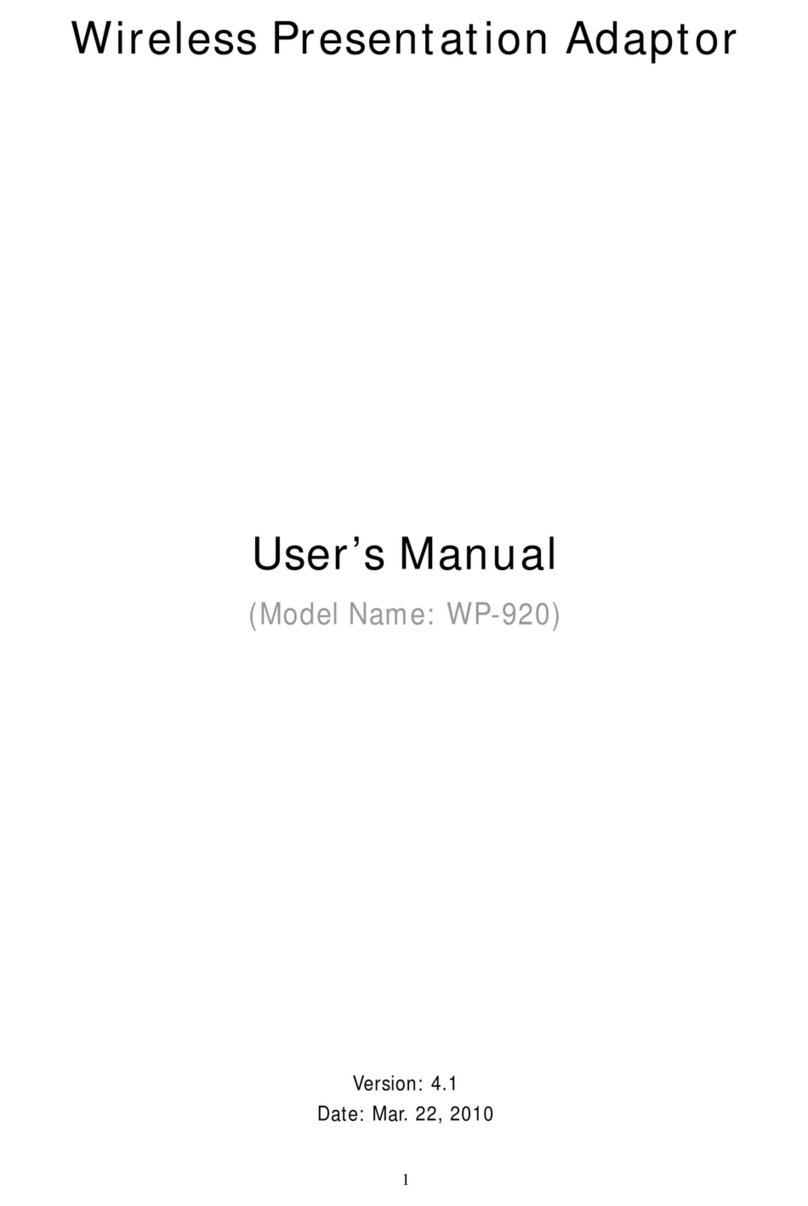 Awind WP-920 User manual