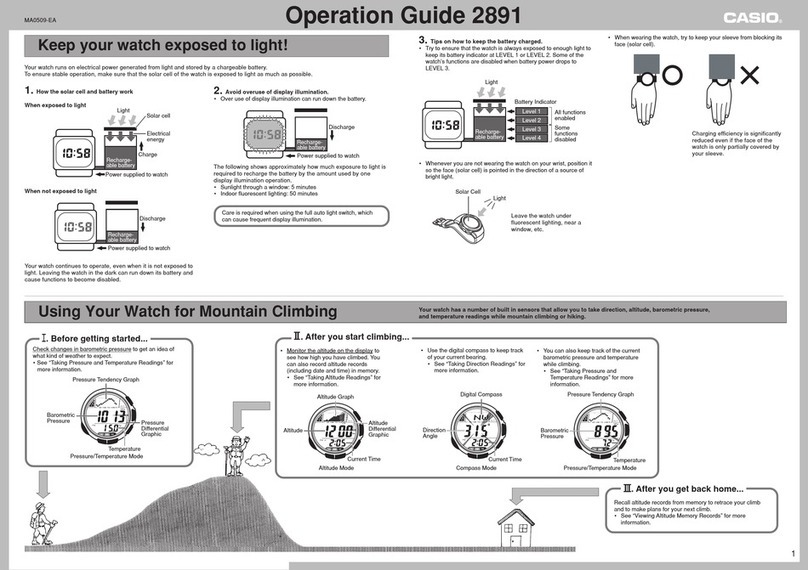 Casio 2891 User manual