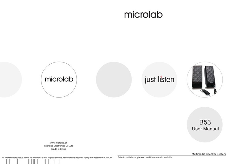 Microlab B53 User manual