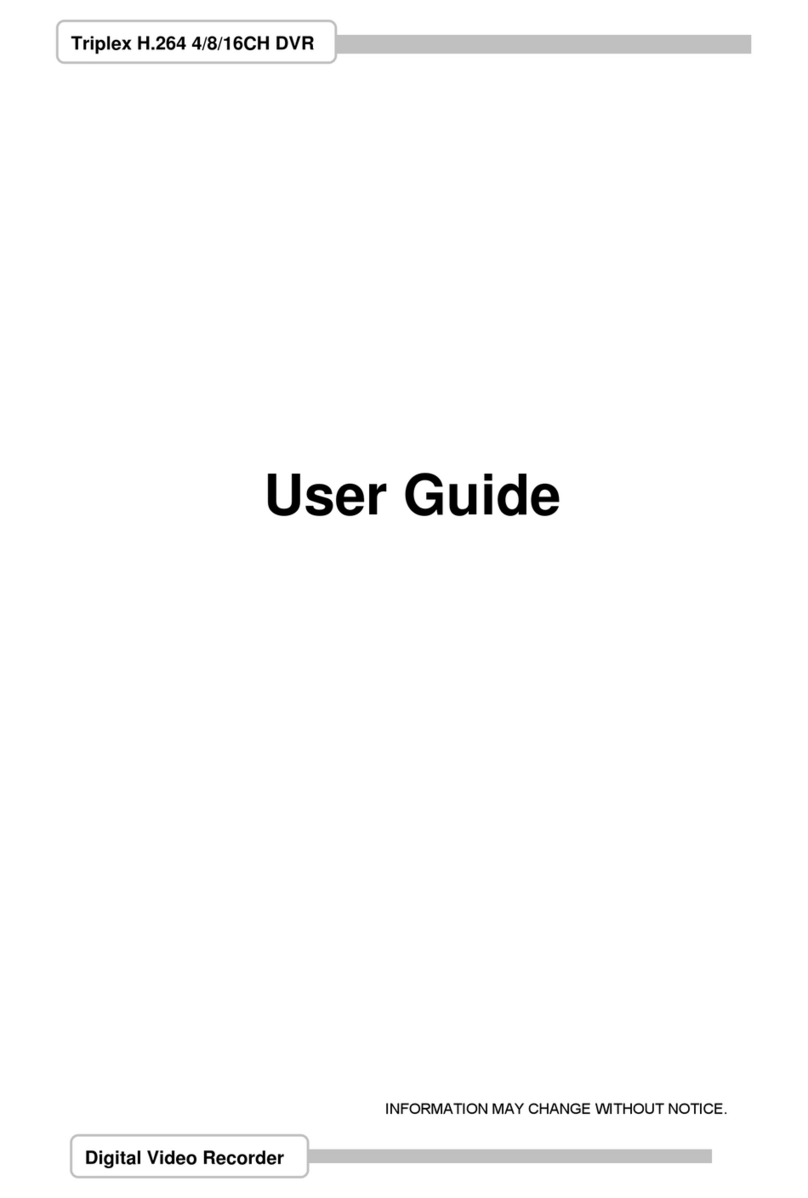 Triplex H.264 Network DVR User manual