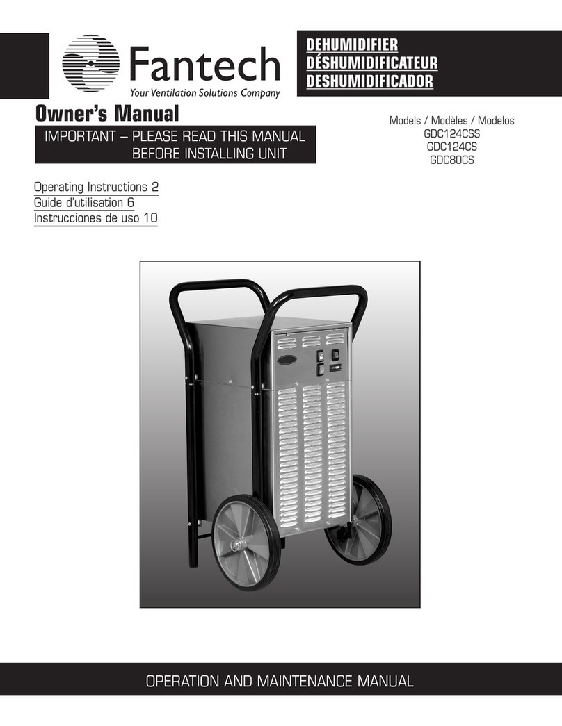 Fantech GDC124CSS User manual