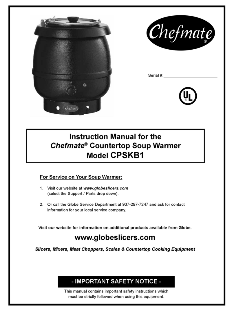 Chefmate CPSKB1 User manual